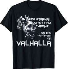 Ride Eternal Shiny And Chrome War Boys Valhalla Witness Me T-Shirt Gift For Dad Gift For Pet Owner Personalized Gift For Husband - Black - View 1