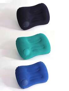 便携式织物气枕轻便床枕充气折叠充气枕旅行枕露营书桌休息背包徒步旅行 - 彩色 - 查看 15