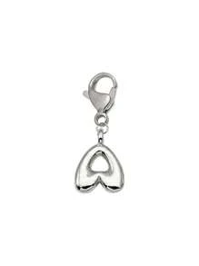 Lindas letras prateadas de bolha, lindo colar com pingente de bolsa - Pingente da sorte, lindas iniciais estilo hip-hop, letras de A a Z, pingente de bolsa e mochila de liga brilhante - Presente perfeito para aniversários e ocasiões especiais, chaveiro, bolsa, mochila, pingente, carro, presentes para mulheres e meninas, carteiras e acessórios para bolsas, presentes para o Dia dos Namorados, presentes para o Dia dos Professores, presentes para o Dia das Mães.