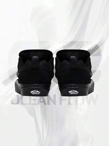 Vans Knu Skool Triple Black – Shose For Man-Vintage -Spring & Summer-Inspired Running Shoes, Shock-Absorbing Comfort, Gym To Streetwear Casual Wear-Mother's Day Gifts-Father's Day Gift–VN0009QCBKA - Black/Black - 查看 4