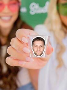 Individuelle Bräutigam Gesichts Schnapsglas Aufkleber - Junggesellinnenabschied Geschenke (40 Stücke), Abschlussballsaison, Schulmaterial, Rückkehr zur Schule