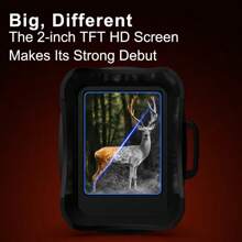 1PC 1080P Infrared Night Vision Monocular With 16X Magnification, 2-Inch Screen, Infrared Sensor, Handheld Design, USB Rechargeable, For Outdoor Adventure/Hunting/Camping/Farm/Wildlife