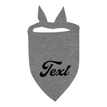 Customizable Pet Bibs, Dog Bandanas, Cat Scarves - Choose Name, Text, Fonts, Colors - Personalized Accessories With Diverse Options - Multicolor - View 12