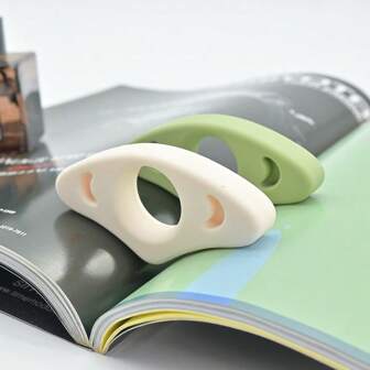 Silicone Thumb Bookmarks, One-Handed Slouchy Reading Book Stand Accessories, Thumb Book Clips, Page Holders, Reading Gadgets, Suitable For Home And Outdoor Use School Supplies, Back To School