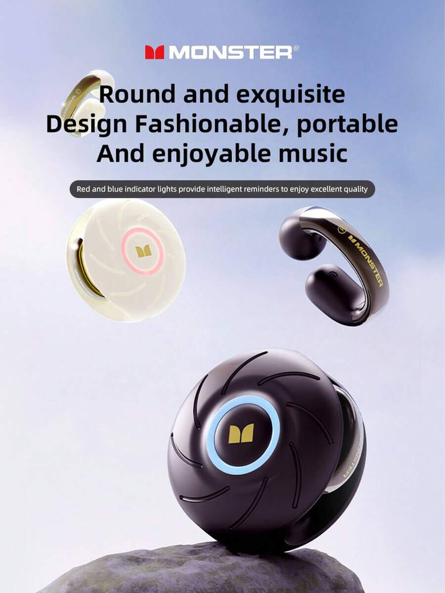 Monster سماعات أذن رياضية Monster MQT46 TWS إسترابو ذات جودة صوت عالية ...