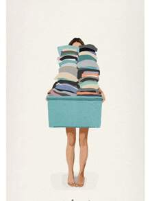 1pc Laundry Day Art Poster Good Quality Prints And Posters Vintage Room Home Bar Cafe Decor Aesthetic Posters Waterproof Paper ,Wall Art With Frame