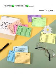 1 Pad Strong Adhesive Color Note Book, A Creative Sticky Note Prepared For Students' Return To School