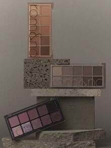 Rom&nd Romand Better Than Palette 11 CHEEKY CHEEKY Eyeshadow Palette, Natural Daily Tones, Easy To Blend, Vivid Colors, Velvet Texture, Matte And Shimmer Finishes, High Pigmentation, Long-Lasting, Korean Cosmetics, K-Beauty, 8.5g/0.3oz - 11 CHEEKY CHEEKY GARDEN - 查看 10