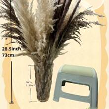 23pcs Natural Dried Pampas Grass Bouquet - Boho Style Decorative Swags For Home, Wedding, Events - Perfect For Christmas, Mother's Day, Graduation, 4th Of July Celebrations,Fall Decor,Autumn