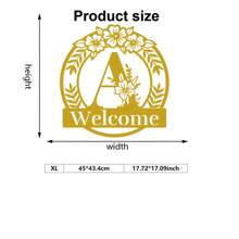 1pc Creative Letter A Decorative Wall Hanging Art, Available In Multiple Colors And Sizes, Suitable For Living Room, Bedroom And Other Indoor Spaces, Creates A Decorative Atmosphere