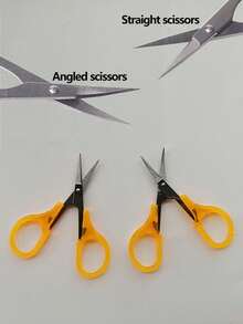 Maylever 3 Inches Small Craft Scissors Travel Scissors TSA Compliant With Cap, Sharp Scissors Straight Fine Tips Mini Sewing Scissors For Embroidery, Precision Detail Paper Thread Quilt Crochet Knitting Cutting