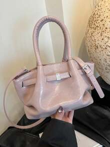 New High-End Handbag, Versatile Shoulder Use With Premium Materials, Classic Style, And Lightweight Durability - White - View 6