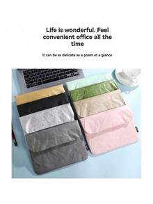 1 Peça Bolsa Organizadora de Escritório Multiuso Minimalista, Resistente à Rasgos e À Prova d'Água, Adequada para Bolsa Antichoque de Escritório/Estudo, Bolsa de Armazenamento com Fechamento Magnético para Arquivos, Documentos, Cabos, Tablet, Design Simplista de Negócios, De Volta às Aulas, Materiais Escolares