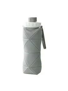 1 pieza Taza plegable de silicona creativa, botella deportiva portátil al aire libre, vaso de agua retráctil y resistente a los golpes para viajes, vaso reutilizable al por mayor