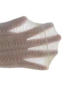 6 Pairs Women's Beige Short Socks, Cute All-Season Versatile Casual Socks, Cable Knit Socks, JK Style Small White Socks, Princess Socks, Spring/Summer - Beige - View 3