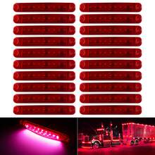 20PCS New Bright 12V-24V 9 LED Side Marker Light Lamp Indicator Light Bar For Truck Trailer Bus Boat Rv Lorries - one-size - View 6