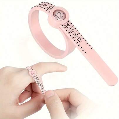 1 Ring Sizing Tool, Reusable Finger Size Measuring Instrument, Jewelry Size Tool, Ring Size Measuring Tool