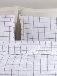 Double Size Bedspread Set – 1pc Bedspread (200x220 Cm) And 2pcs Pillowcases (50x70 Cm) - Ultra Soft, Highly Absorbent & Comfortable Luxury Bedding - Grey - View 3