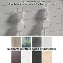 6 Packs Magnetic Cord Organizer, Cable Smooth Adjustable Easy Secure Cable Management, Wire Holder Keeper Organizer, Hide Or Organize Phone USB Charger Cable For Home, Office, Car, Desk, Nightstand For Office, Dorm And Home Use Cable Organizer