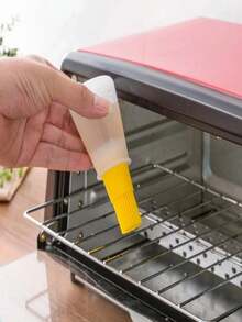 1件装食用油刷硅胶奶瓶刷厨房刷食物刷蜂蜜橄榄油酱硅胶奶瓶刷