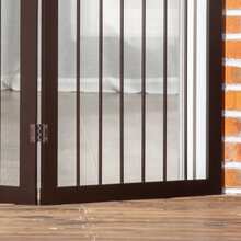 PawHut Pet Fence - Cà phê nâu - Xem 7