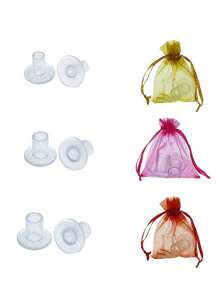 1 paire/set de capuchons pour talons hauts, transparents et antidérapants, amortisseurs, couvre-chaussures de protection pour les chaussures à talons hauts, silencieux, résistants à l'usure, antidérapants et réducteurs de bruit, pour le mariage sur herbe, le bureau, les fêtes