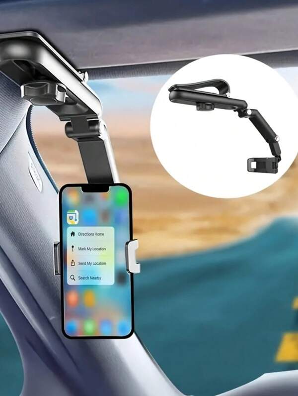 1pc Car Phone Holder, Multifunctional Car Navigation Bracket, Phone Holder, Universal Car Accessories, Christmas, Festival, New Year Gift