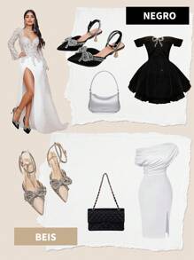 GlamourGrip Zapatillas de tacón elegantes para mujer con lazo brillante, tacones altos puntiagudos de punta estrecha y tacón grueso, zapatos cómodos de mujer tipo slingback con tira en el tobillo, tacones elegantes combinables con vestidos y ropa formal para fiestas, trabajo, citas, vacaciones, Halloween y Navidad