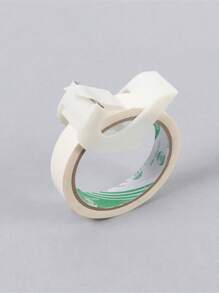 1pc Small And Medium-Sized Convenient Hand-Pulled Cutter, Transparent Masking Tape Cutter And Sealer Back To School