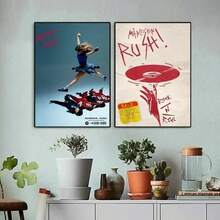 1 件摇滚乐队 Maneskin 音乐专辑 Rush！海报帆布画墙面艺术画个性化北欧房间酒吧俱乐部家居装饰礼物可选画框 - 彩色 - 查看 1