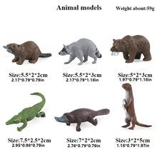 6/18 Simulated Mini Grassland Reptile Model Children's Cognitive Education Toys, Cake Top Decoration, Christmas And Halloween Holiday Gifts - Multicolor - View 10