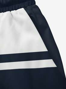 Short hawaïen d'été pour homme, imprimé, cordon de serrage, poche latérale, séchage rapide, doublure en maille double couche, imprimé 3D contrasté, tenue de plage décontractée et à la mode, maillot de bain