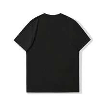 Men's Deus Ex Machina Graphic T-Shirt - Casual Round Neck, Short Sleeve, 100% Cotton, Summer Wear - Black - View 2