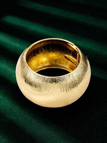 1 件金色宽厚几何手链，适合女士女孩爱好者，日常和街头风格夜店假日休闲婚礼佩戴，节日生日礼物送给妻子女友情侣，独特简约名人风格珠宝 - Geometry - 查看 30