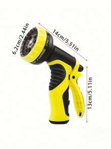 2pcs Garden Flexible Expandable Hose Set With 10-Function High Pressure Water Spray Gun, Gardening Irrigation Supplies