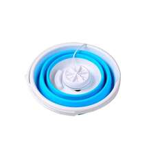 Portable Washing Machine Mini Foldable Washing Machine Small 2 In 1 USB Portable Washer Dorm Washer For Travel - White - View 7