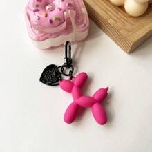 1 buc Unisex Balon Câine Breloc Aliaj În formă de Inimă Desene Animate Versatil Geantă/Chei Mașină Charm Cadou Accesorii Auto Geantă Charm Școală Drăguț Goth Y2K