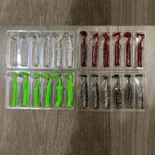 Umpan Pancing Ekor Dayung Plastik Lunak TPE | Umpan Pancing untuk Ikan Bass, Trout, Crappie, dan Walleye | Sempurna untuk Teknik Texas Rig, Drop Shot, Shaky Head, dan Split Shot - MultiWarna - View 6