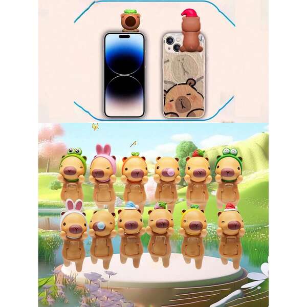 تزيين الكابيبارا/ حالة الهاتف ، تزيين السيارة ، تزيين شاشة الكمبيوتر ، تزيين مكتب المكتب ، تزيين سطح المكتب ، تزيين الهاتف المحمول ، اكسسوارات الكمبيوتر