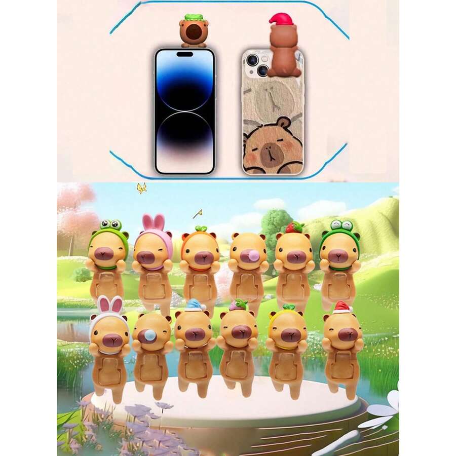 تزيين الكابيبارا/ حالة الهاتف ، تزيين السيارة ، تزيين شاشة الكمبيوتر ، تزيين مكتب المكتب ، تزيين سطح المكتب ، تزيين الهاتف المحمول ، اكسسوارات الكمبيوتر