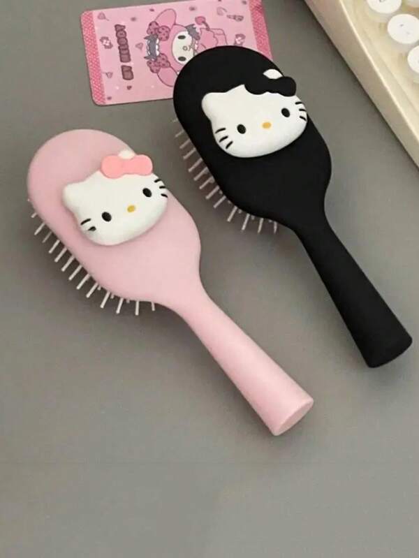 Sanrio 1pc Hello Kitty Portable Massage Comb - Perfect Gift For Girls