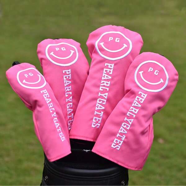 Golf Club Protective Cover, Pink Favorite, Laughing Pink Protective Cover, Made Of Waterproof And Durable Material, Provides The Best Protection For Your Golf Club.