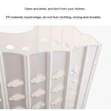 1pc Multifunctional Foldable Dirty Clothes Basket, Laundry Hamper With Handle, Wall-Mounted Storage Basket