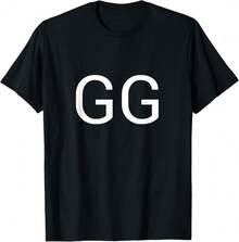 Gg, Good Game T-Shirt!DIS Gifts For Him - Black - View 1
