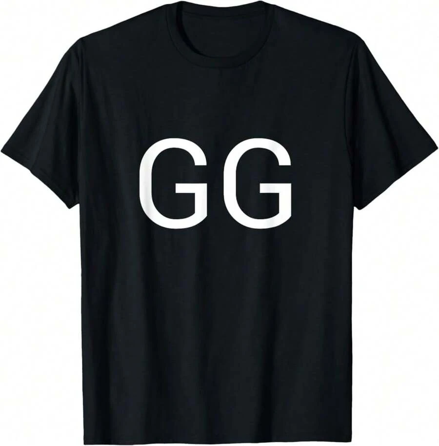 Gg, Good Game T-Shirt!DIS Gifts For Him - Black - View 1