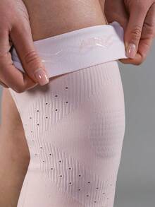 VBOSI 1pc 3D Knitted Knee Sleeve - Breathable Anti-Slip Compression Sleeve, Suitable For Basketball, Running And Fitness, Unisex - Multicolor - View 4