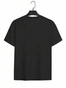 Vintage Cash Print T Shirt For Men Women Johnny Classic Legend Money Music Man Black And White Teeshirt - 黑色 - 查看 2