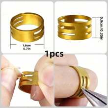 2 piezas/1 pieza Alicates de 12 cm hechos a mano DIY, 1 anillo dorado, y 1 anillo dorado que se pueden usar para hacer y reparar varios accesorios de joyería