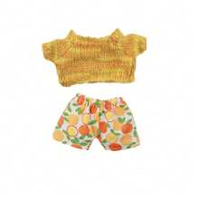 17厘米毛绒娃娃套装，多色，可爱服饰配件（不含娃娃）