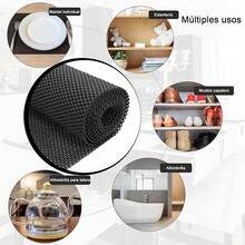 Forro Antideslizante Resistente Al Agua Para Cajones Beige - Negro - Ver 2